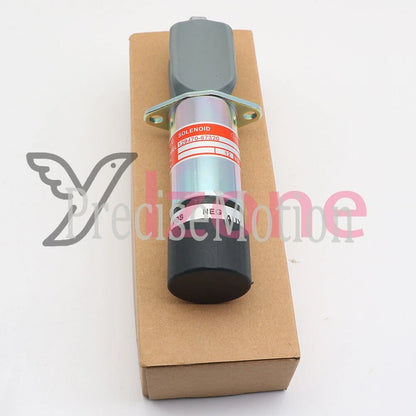 One 129470-67320 1504 12VDC Fuel Shut Off Stop Solenoid Fit for Yanmar Diesel