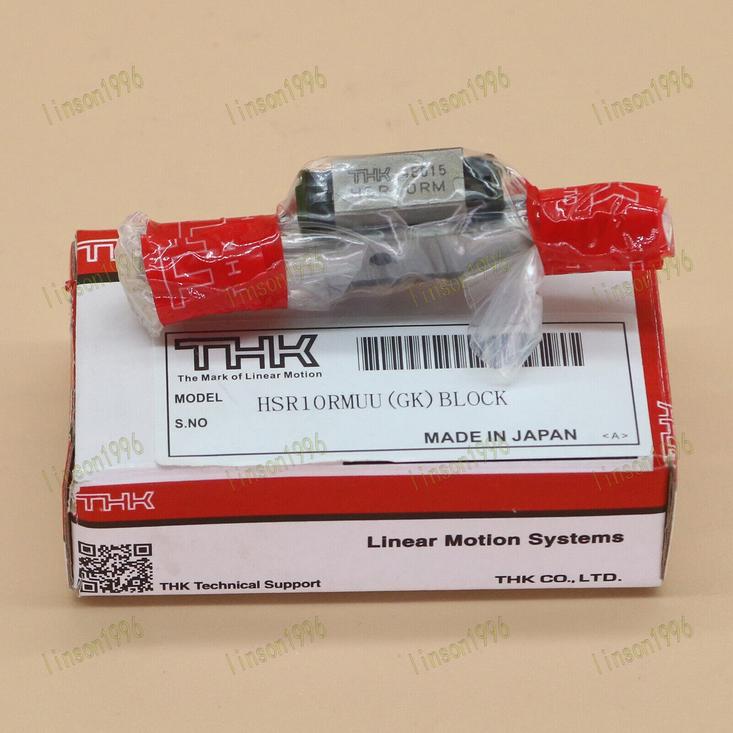 Miniature Linear Slide Block Bearing for Ships – THK HSR10RM - THK