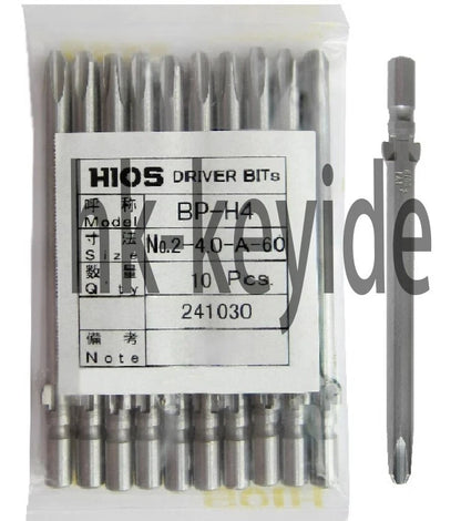 10pcs/pack FIT FOR BP-H4 No.2-4.0-A-40/60/80/100/120/150 electric batch head