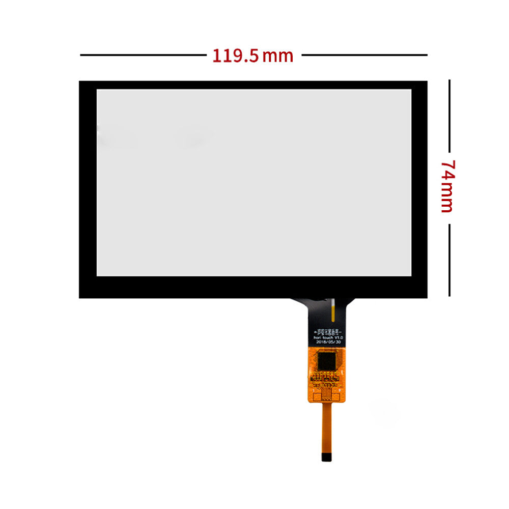 new 120x74mm 5 inch Capacitive Touch External Screen Plug and Play 120*74mm