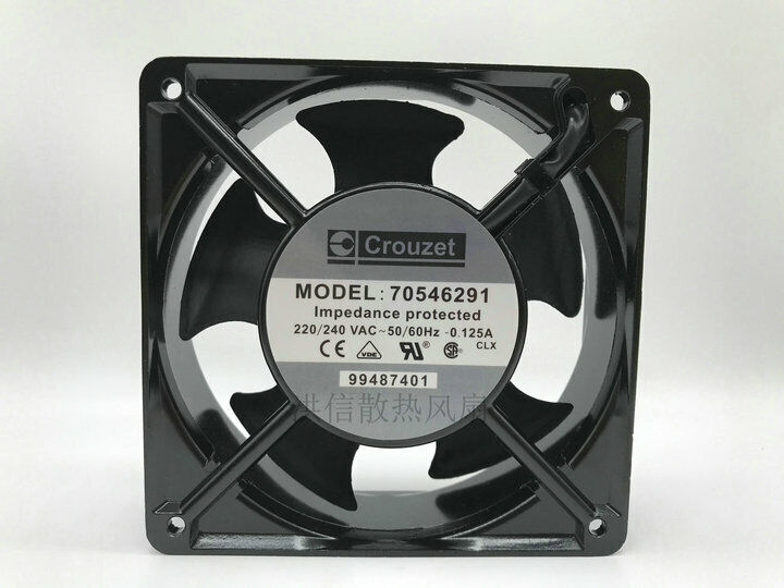 new Crouzet 70546291 12038 12CM AC220V 0.125A AC fan