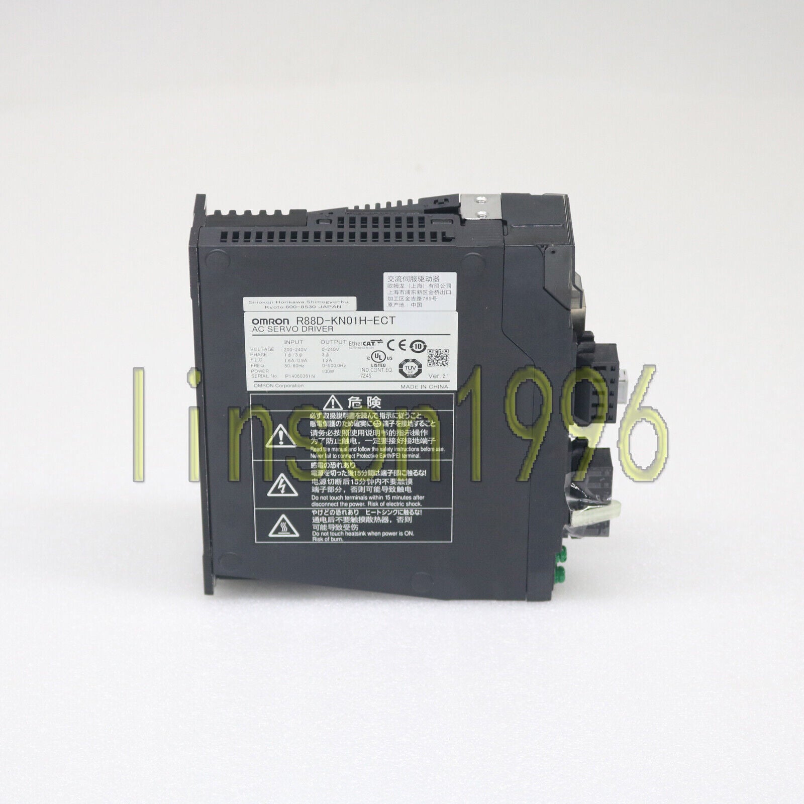 Omron R88D-KN01H-ECT AC SERVO DRIVER - OMRON