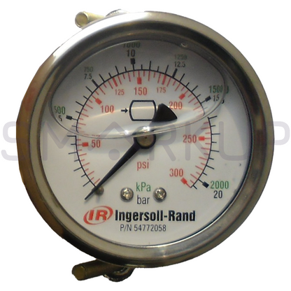 new In Box INGERSOLL RAND IR 54772058 Pressure Gauge