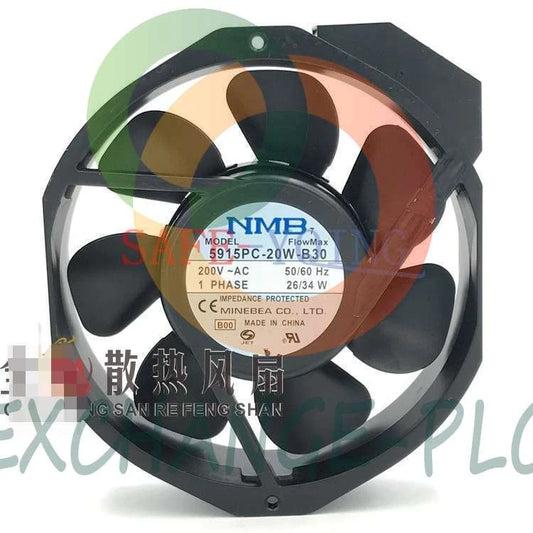 1PCNMB 5915PC-20W-B30 fan AC200V 26/34W 0.236A 172*150*38M #EX