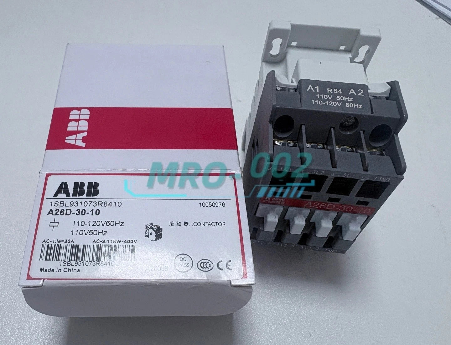 1PCS ABB Contactor A26D-30-10 A26D3010 110-115V Free delivery#ke #k