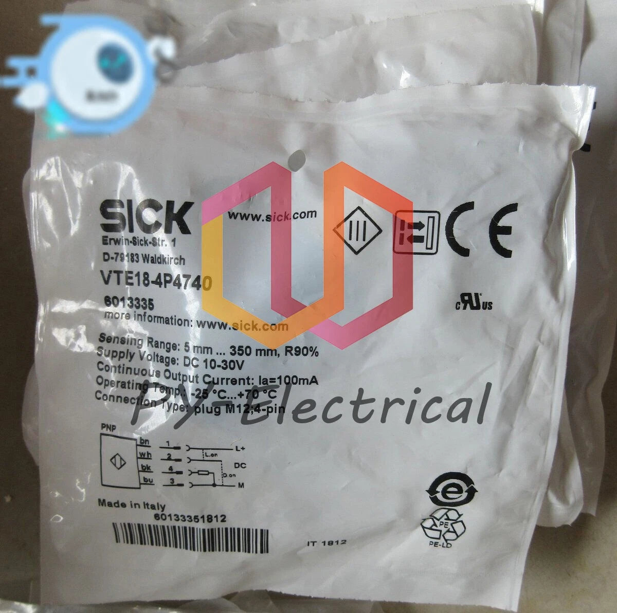 SICK VTE18-4P4740 Photoelectric Switch One Free Shipping VTE184P4740~