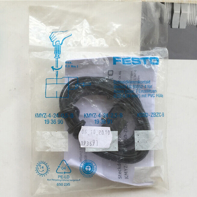 FESTO Cable KMYZ-4-24-2.5-B 193691 SPOT STOCKS - FESTO