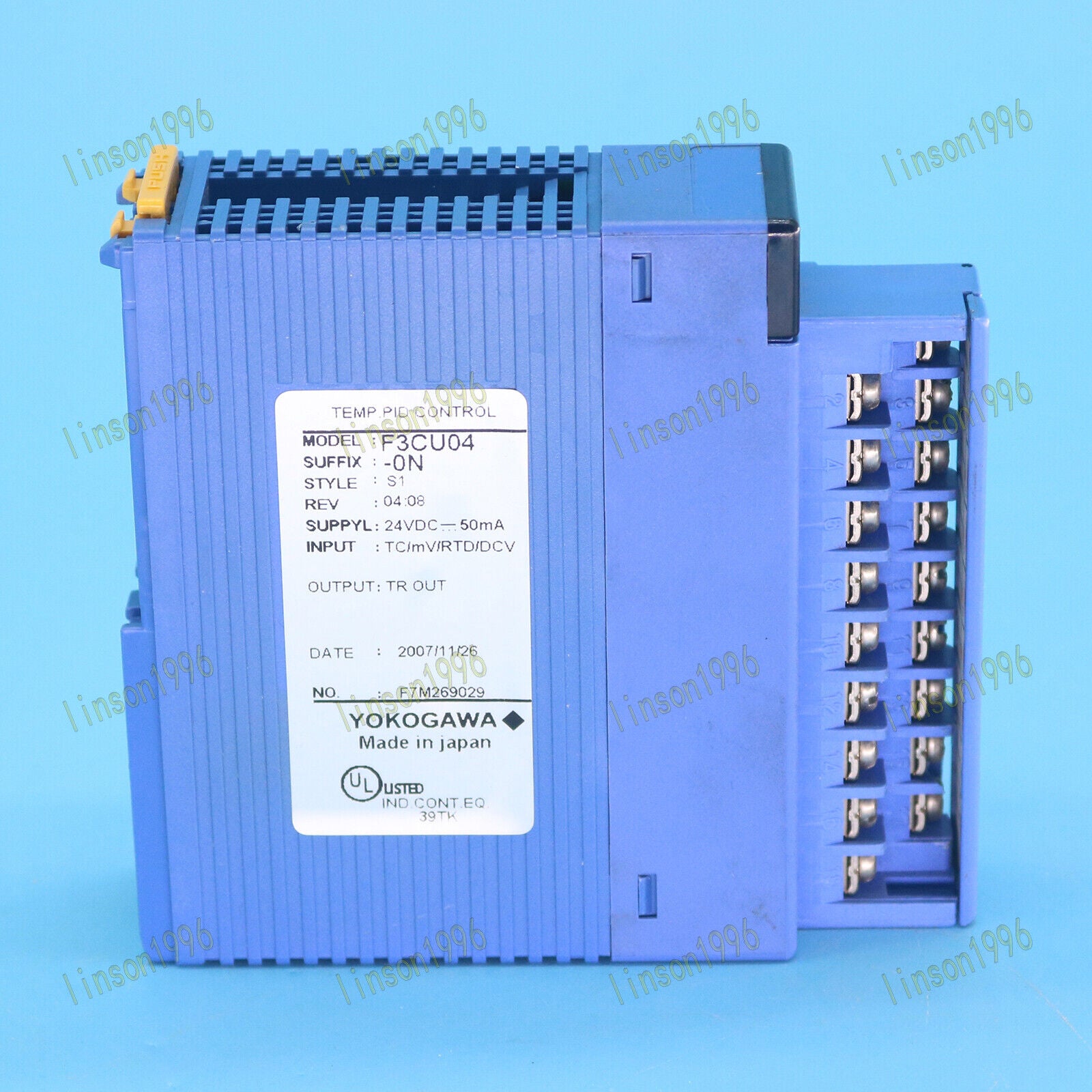 Yokogawa F3CU04-0N PLC Module, 1PC, Fully Tested - YOKOGAWA