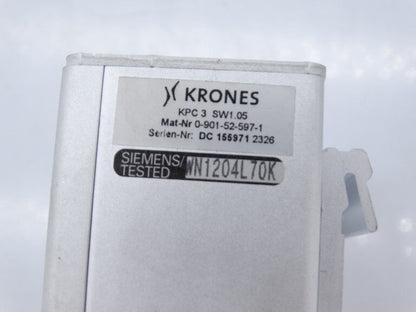 KRONES KPC3 SW1.05 PLC Module - High-Precision Control System - KRONES