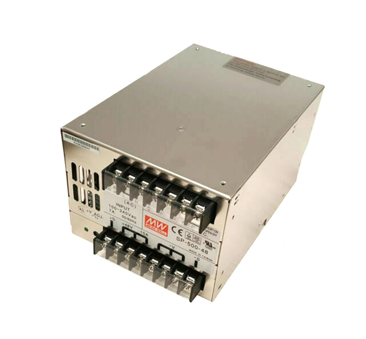 MEANWELL SP-500-48 Switching Power Supply, 48V 18A 90% Efficient DC-DC Converter - MEANWELL