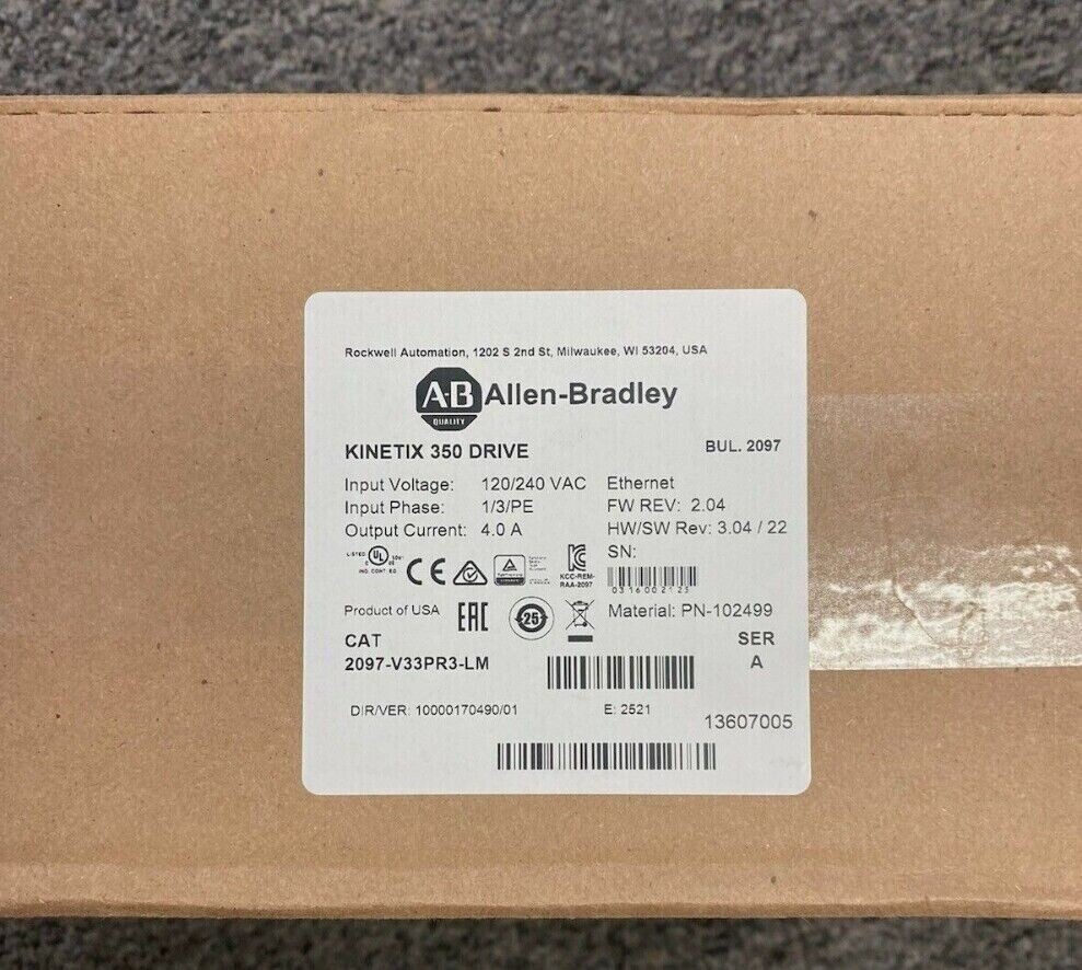 Allen-Bradley 2097-V33PR3-LM Kinetix 350 Servo Drive - ALLEN-BRADLEY