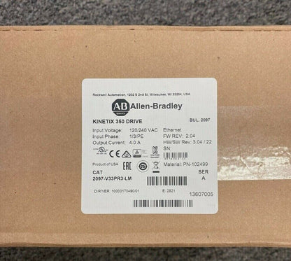 Allen-Bradley 2097-V33PR3-LM Kinetix 350 Servo Drive - ALLEN-BRADLEY