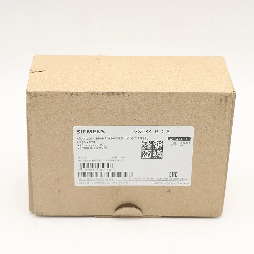 1PCS VXG44.15-2.5 Threaded Water Pipe Valve