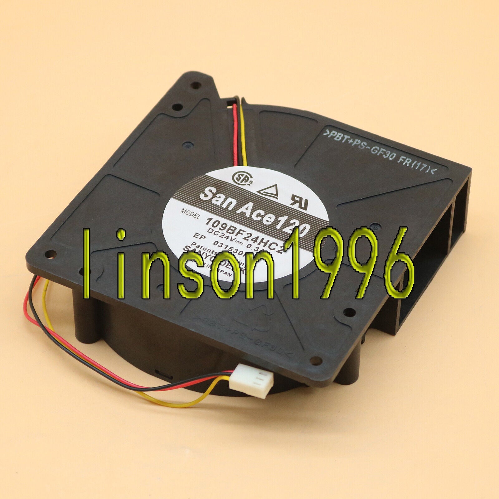 New Sanyo 109BF24HC2 SanAce 24V Cooling Fan 0.3A - SANYO