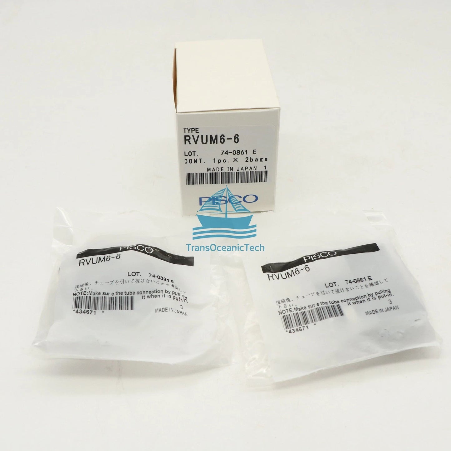 2PCS/Box PISCO RVUM6-6