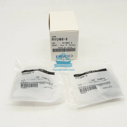 2PCS/Box PISCO RVUM6-6