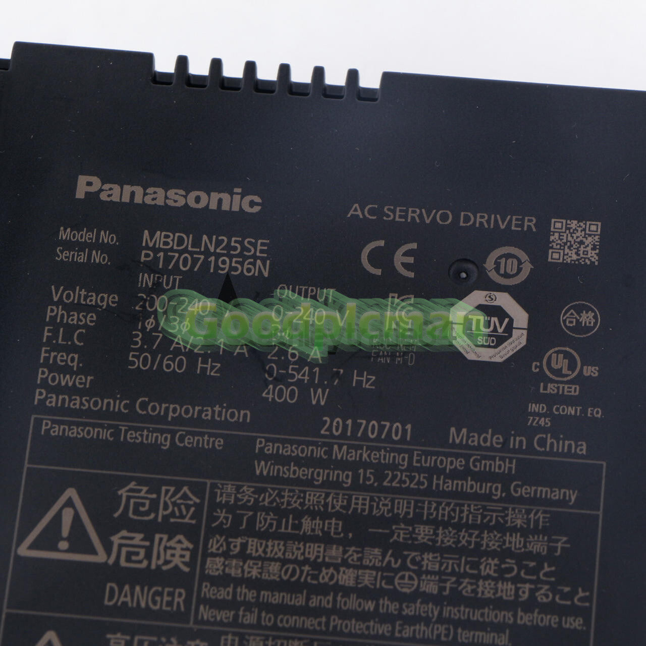MBDLN25SE Panasonic MBDLN25SE Servo Driver 400W 1Pcs/