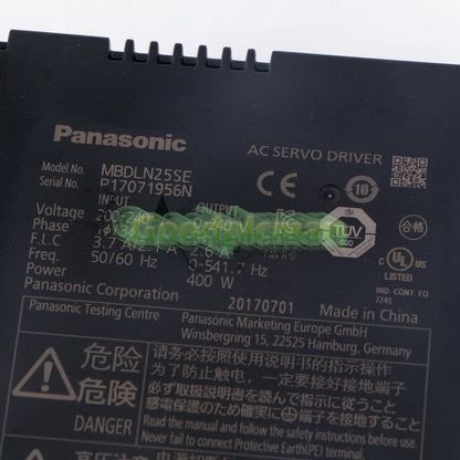 MBDLN25SE Panasonic MBDLN25SE Servo Driver 400W 1Pcs/