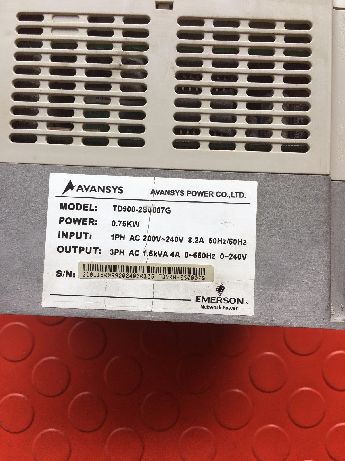 used 1 pcs EMERSON TD900-2S0007G tested ok