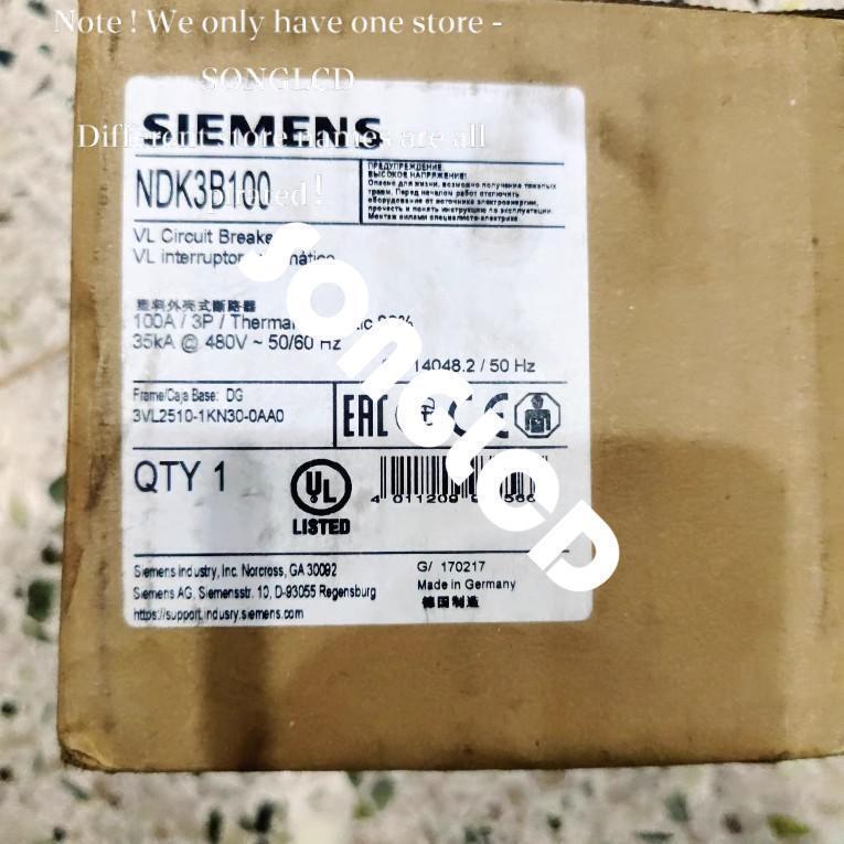1pcs NDK3B100 3VL2515-3RR30-0AA0 Circuit Breaker + 3VL9210-7KN30 - KOEED