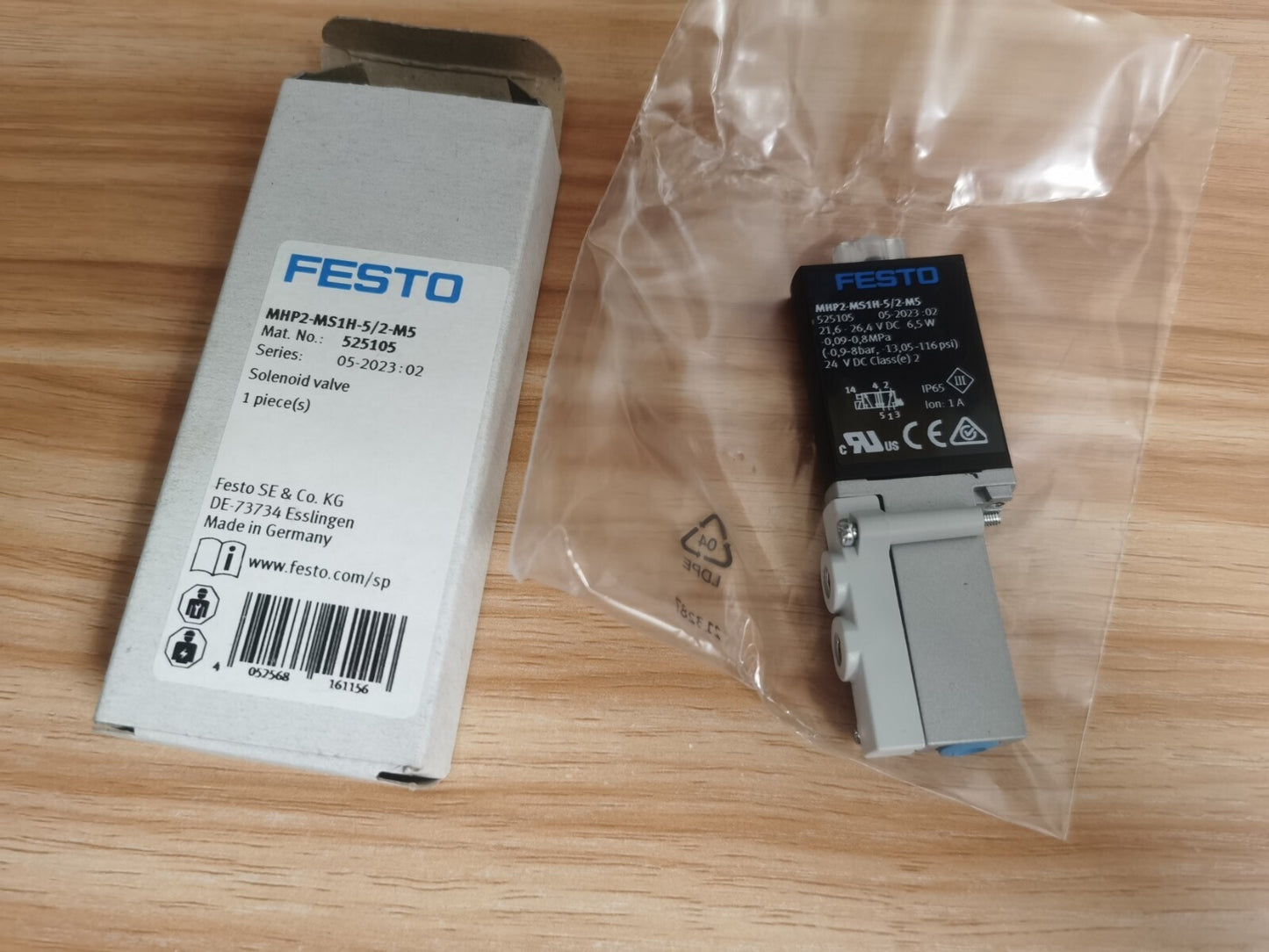 1PC Festo MHP2-MS1H-5/2-M5 525105 Solenoid Valve