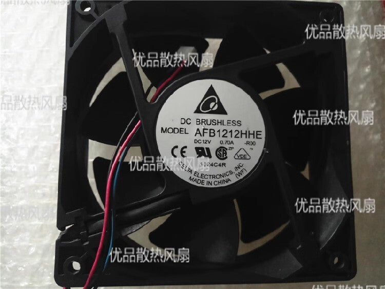 Delta AFB1212HHE-ROO DC12V 0.70A 3-Wire 120*120*38MM 3-Wire Ball Cooling Fan