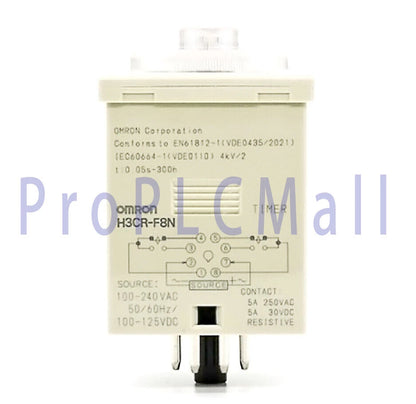 Omron H3CR-F8N Time Delay Relay 1.2S -30H 100-240vac 50/60Hz 8Pin 1PCS