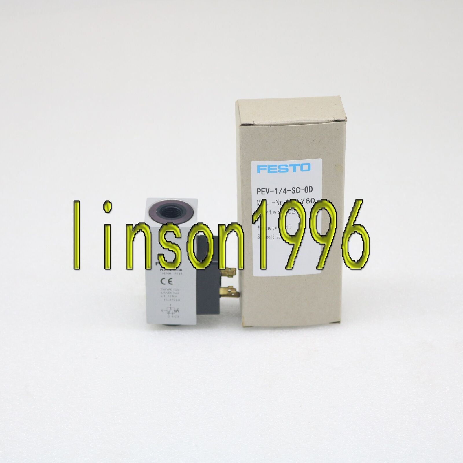 FESTO Pressure Switch 161760 PEV-1/4-SC-OD spot stock - FESTO