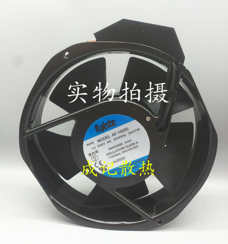 1pcs  Aplste AF-1520S AC200V 29/27W 172*150*38MM fan