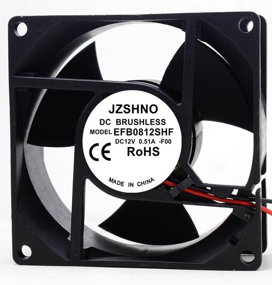 JZSHNO EFB0812SHF 8032 DC12V 0.15A 8CM 2-wire Inverter Cooling Fan