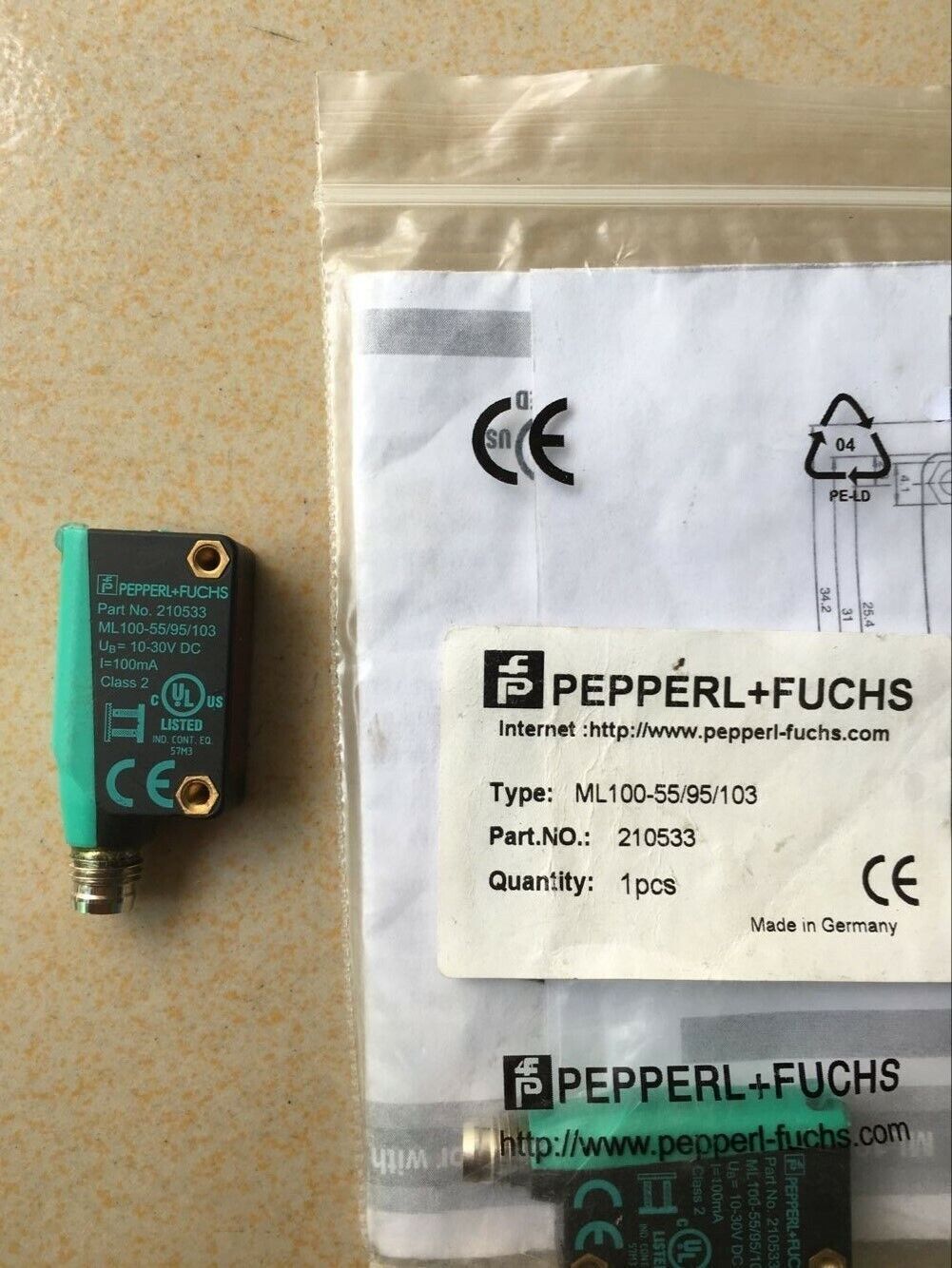 ML100-55/95/103 Pepperl+Fuchs Sensor Photoelectric Switch - PEPPERL+FUCHS