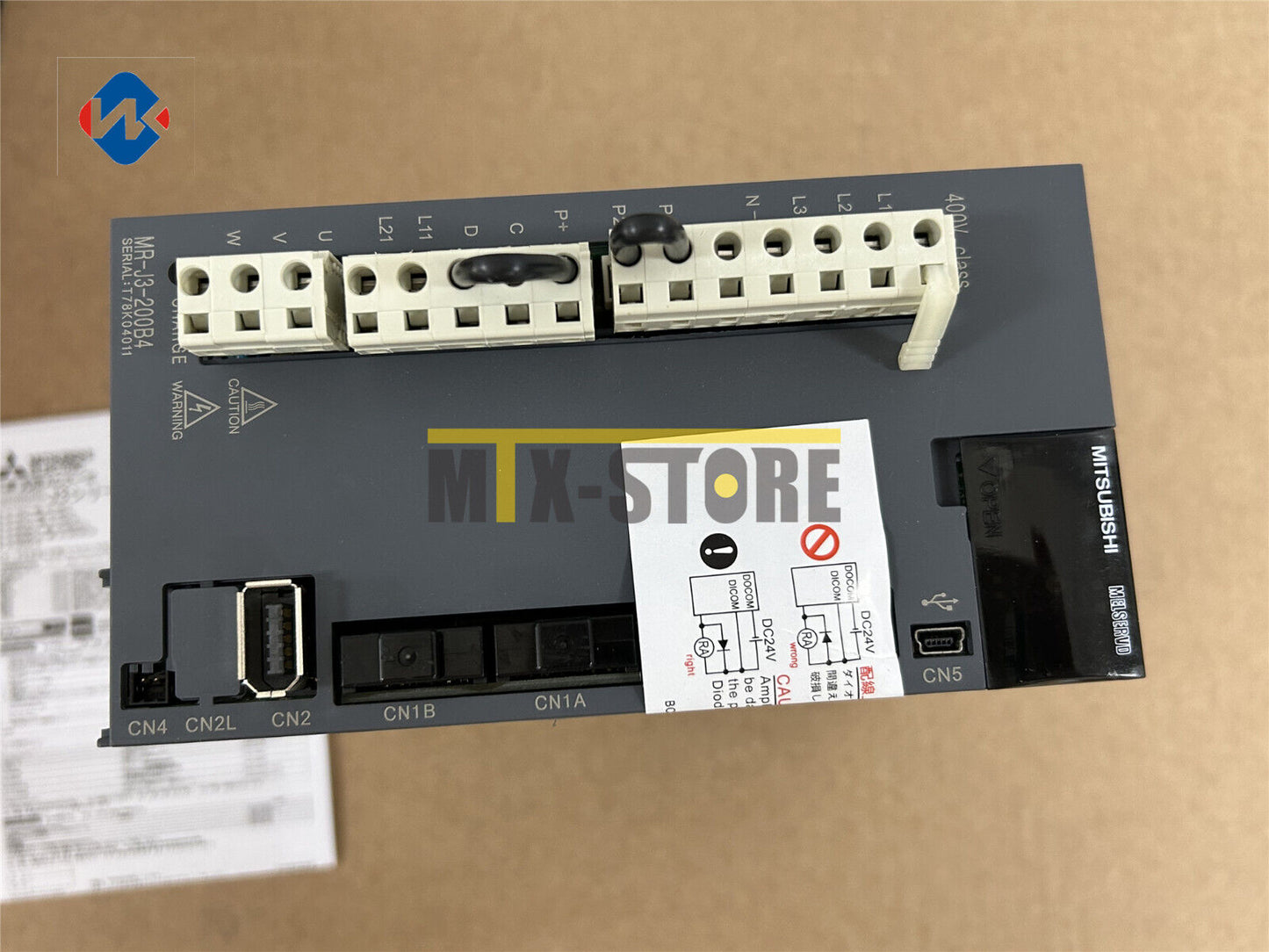 new 1Pcs Mitsubishi MR-J3-200B4 Servo Drive In Box - MITSUBISHI