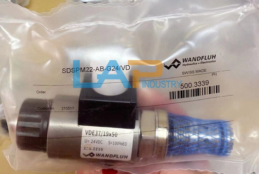 WANDFLUH SDSPM22-AB-G24/VD Cartridge Valve 24VDC - New Model - WANDFLUH