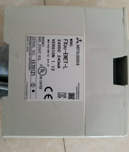 Mitsubishi FX3U-ENET-L Programmable Controller Stock - MITSUBISHI