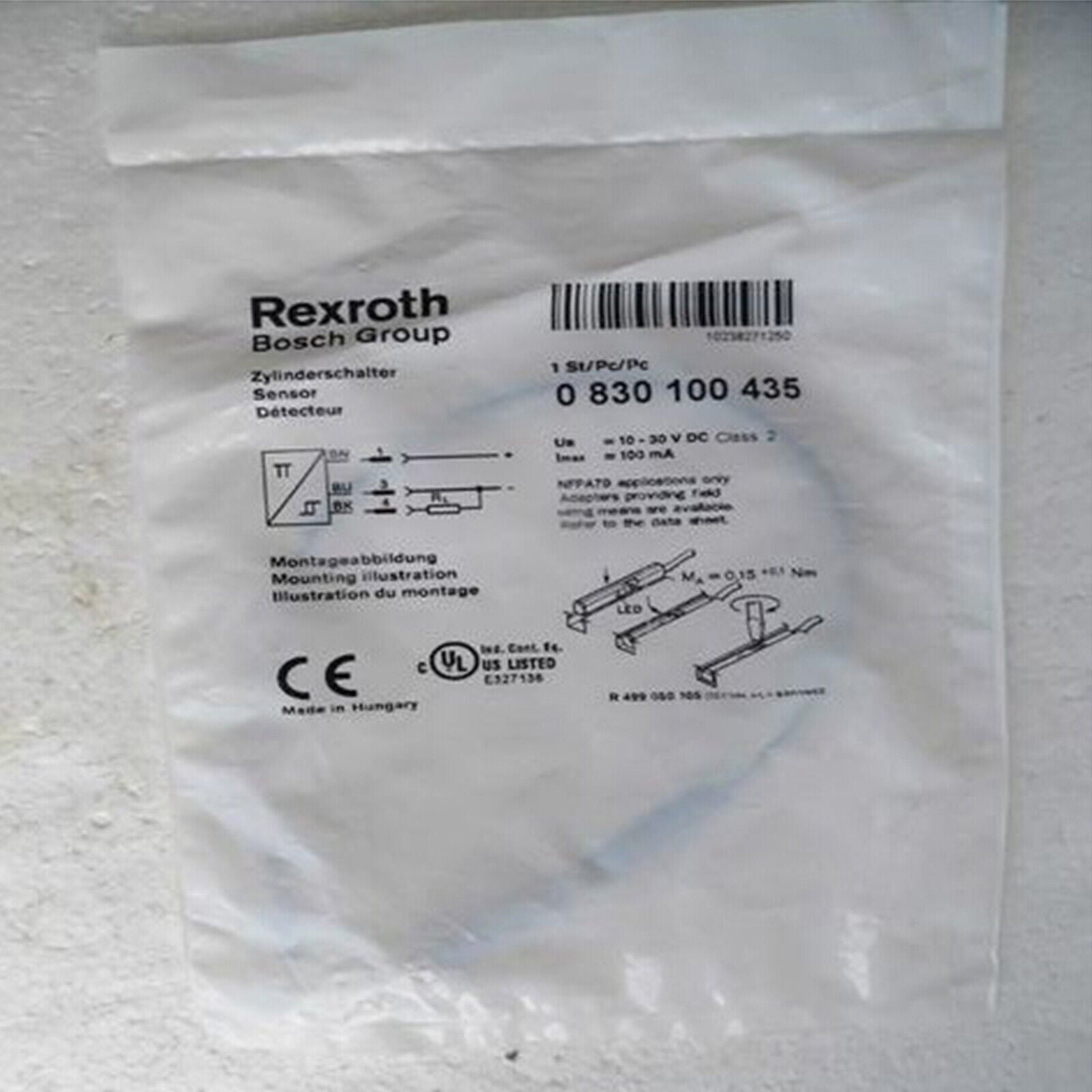 new 1PC  REXROTH Sensors 0830100435 Fast