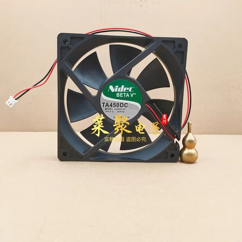 Nidec A34602-33 12025 DC24V 0.20A 12CM 3-Wire Inverter Cooling Fan