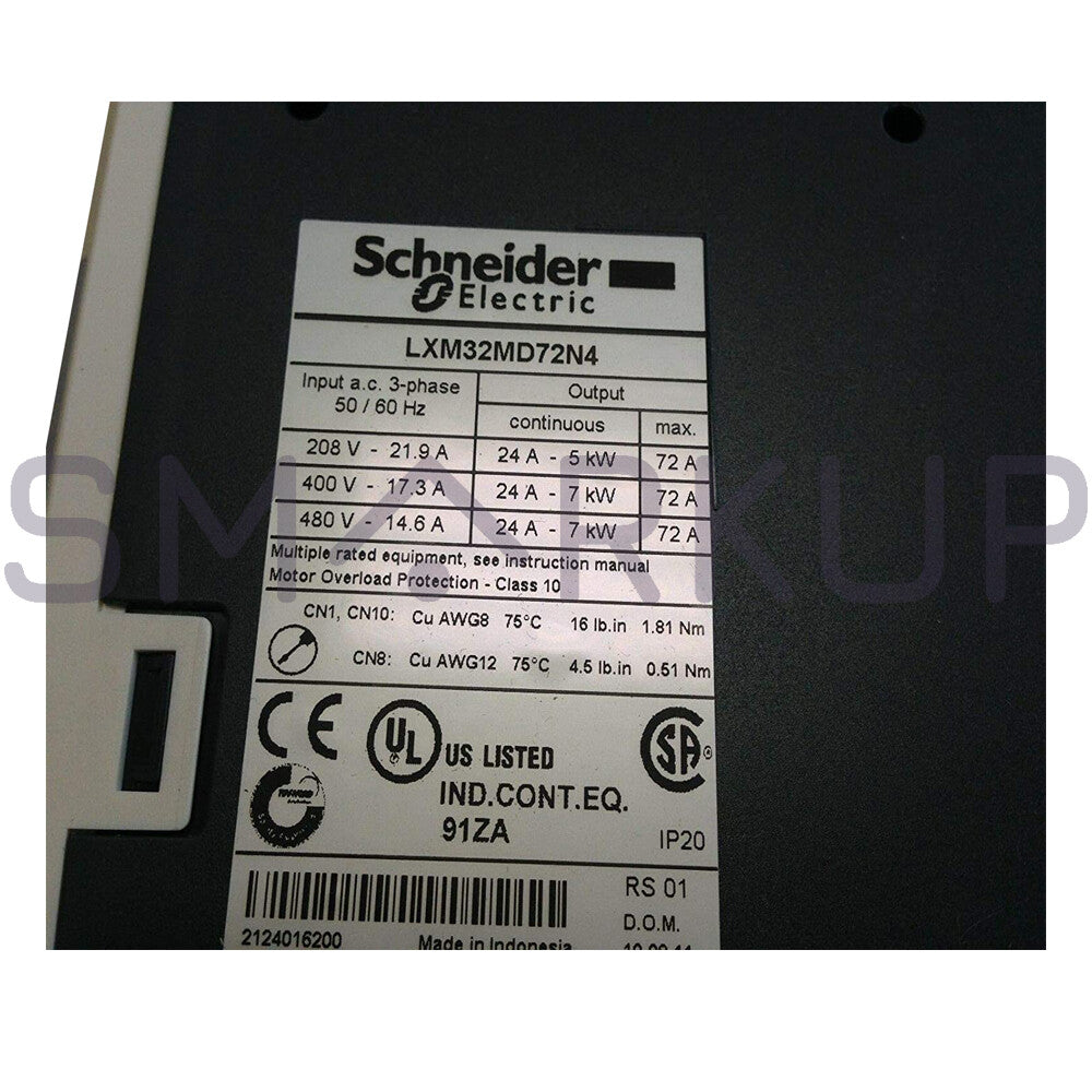 used & Tested SCHNEIDER LXM32MD72N4 AC Servo Drive