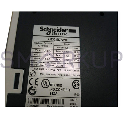used & Tested SCHNEIDER LXM32MD72N4 AC Servo Drive