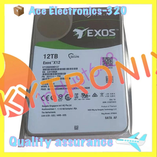 Seagate Exos X12 ST12000NM0127 12TB 256MB 7200RPM 3.5" SATA HDD