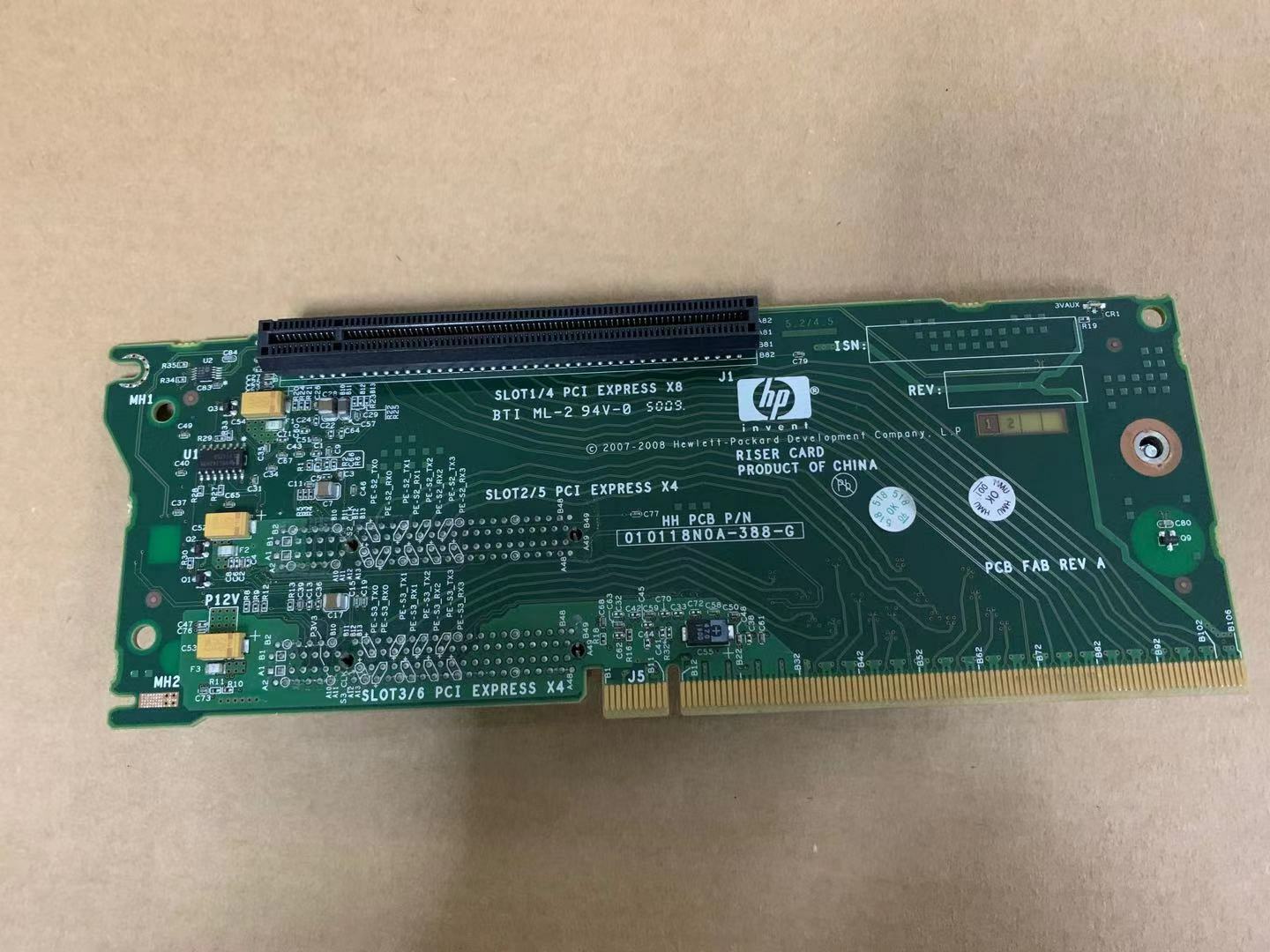 new HP DL380 G6 G7 2 x4 1 x8 PCI-E Riser Card 496057-001 451278-001