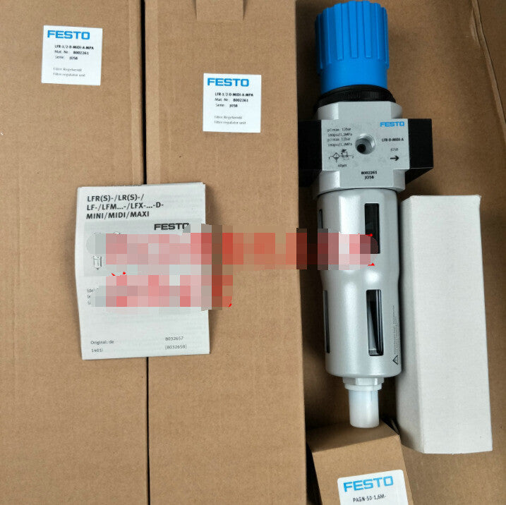 1PC Festo LFR-1/2-D-MIDI-A-MPA 8002261 Pressure Valve In Box