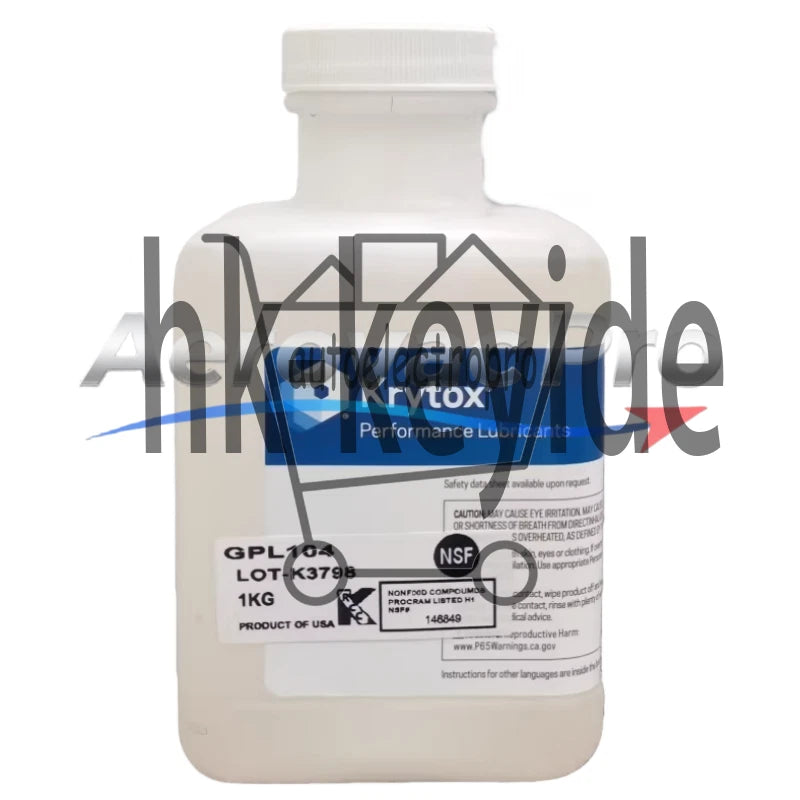 1Pcs Chemours DUPONT Krytox Lubricants GPL104 1Kg (2.2 LB) SAFE RELIABLE