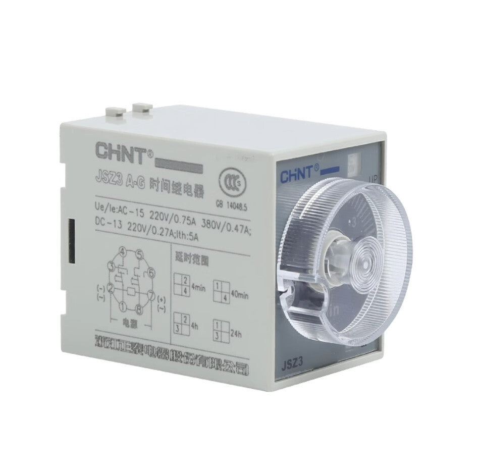 Chint JSZ3A Series (JSZ3A-A,B,C,D,E,F,G) Time Relay