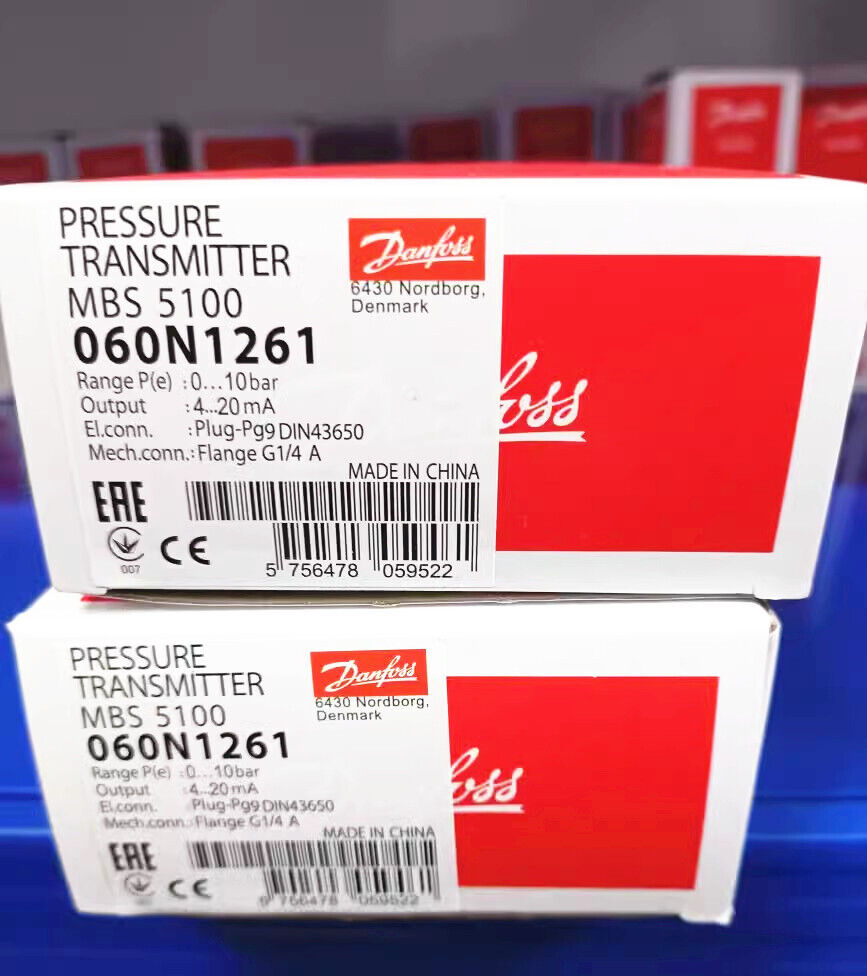 new 1pcs Danfoss MBS5100 060N1261 0-10bar Pressure Transmitter Sensor - DANFOSS