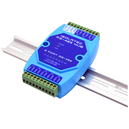 new 8-channel rs485 splitter 485 sharer Industrial grade optically isolated repeater - KOEED