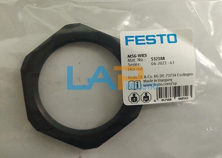 10pcs Festo Hex Nut MS6-WRS 532188 - Pack of 1 Bag - FESTO