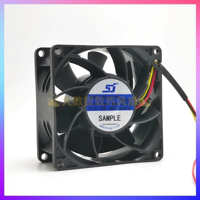 SJ SB240838BH 8038 24V 0.68A 8CM 3-Wire Inverter Cooling Fanb
