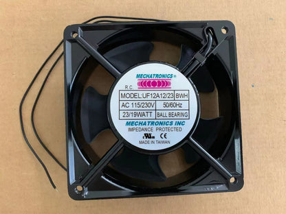 MECHATRONIC Fan UF12A12/23 BWH AC 115/230V 23/19W 2-Pin Axial fan - MECHATRONIC