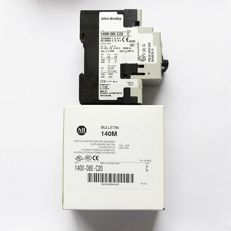Allen Bradley 140M-D8E-C20 Replacement Circuit Breaker - ALLEN BRADLEY
