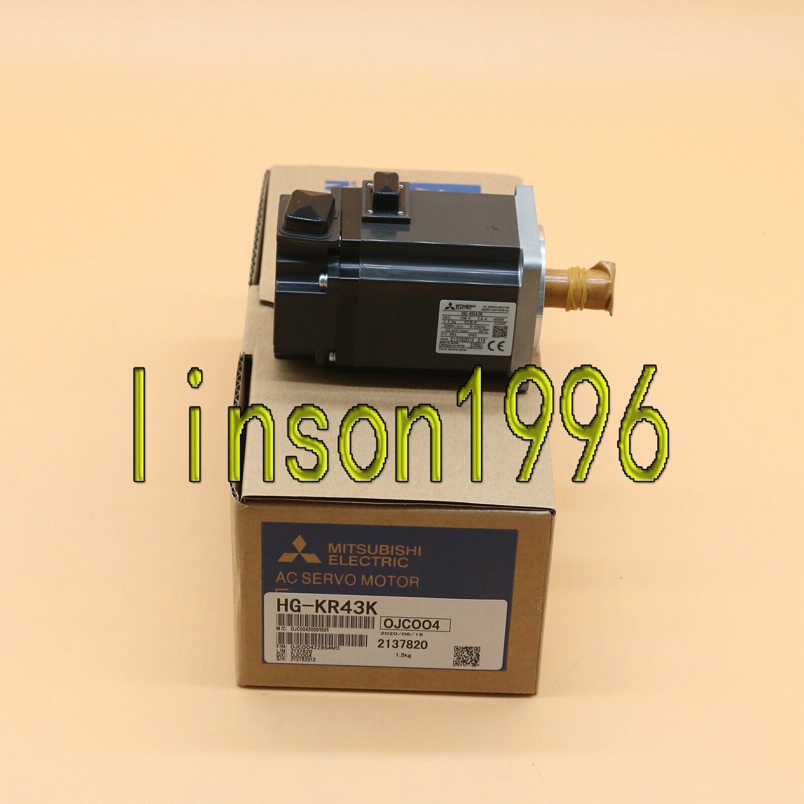 1PC Mitsubishi AC Servo Motor HG-KR43K 1yr - MITSUBISHI